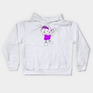 Mr. Sinmo (Julia style) purple Kids Hoodie